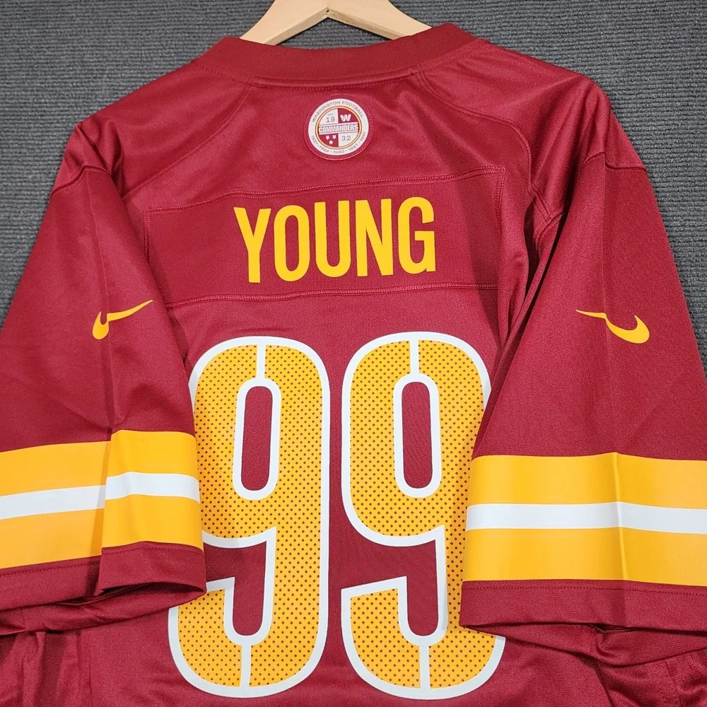 Nike Washington Commanders Jersey Men XL Burgundy Chase Young 99 NWT‎ Game Day